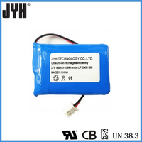 Bateria de pol&iacute;mero de l&iacute;tio Li Ion 103450 3.7V 1800mAh