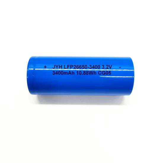 Batterie ricaricabili LFP26650-3400 3,2 V LiFePO4 per luci solari da esterno