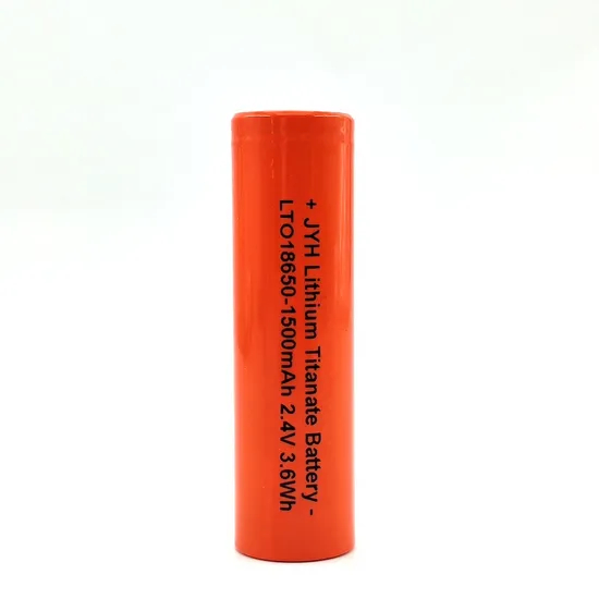 แบตเตอรี่ 2.4V Lto 18650 สำหรับการใช้งานในสภาพอากาศหนาวเย็น