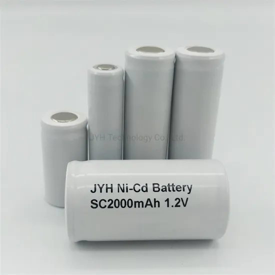 Sc2000 1,2 V 2000 mAh wiederaufladbare NiCd-Batterien f&uuml;r Notbeleuchtung
