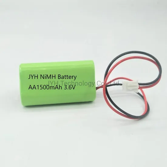 Pack de batteries rechargeables NiMH AA 1500mAh 3.6V Ni-MH certifi&eacute;es UL