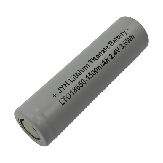 C&eacute;lulas de titanato de l&iacute;tio Lto 18650-1500 2,4 V