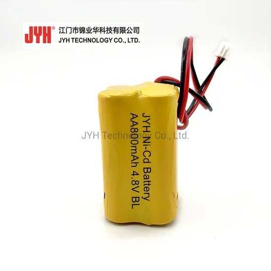 Batteria NiCd AA800 da 4,8 V ad alta temperatura per illuminazione di emergenza