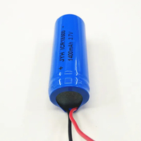 ชุดแบตเตอรี่ลิเธียมไอออนใบรับรอง IEC62133 Icr18500-1400