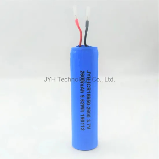 3.7V Icr18650-2600 1s1p リチウムイオン懐中電灯バッテリー