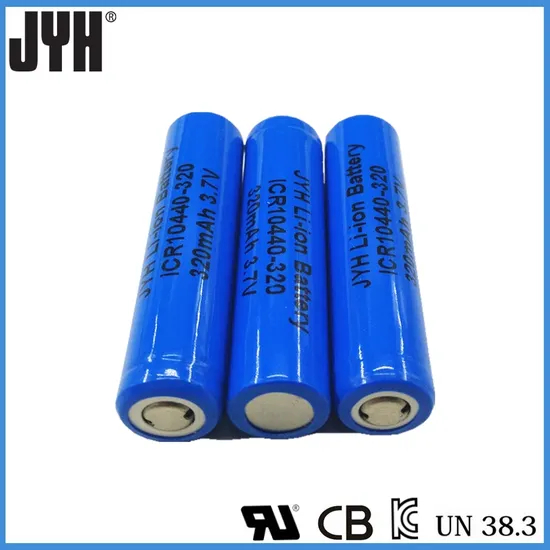 แบตเตอรี่ลิเธียม AAA 10440 320mAh 3.7V Li-Ion แบตเตอรี่สำหรับรีโมทคอนโทรล