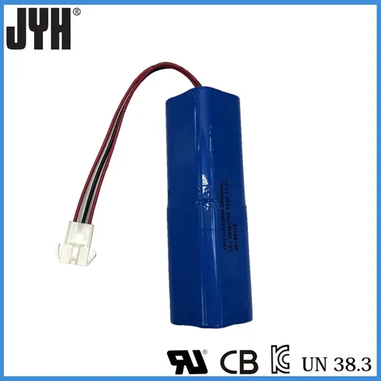 ลิเธียมไอออน Inr18650 2600mAh เซลล์ 3s2p 5.2ah 11.1V ชุดแบตเตอรี่