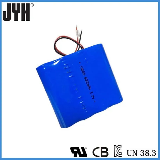 bater&iacute;a de i&oacute;n de litio de 8000mAh 3.7V Inr18650 1s4p