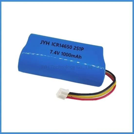 Batteria cilindrica ricaricabile agli ioni di litio Icr14650-1000-2s1p 14650 7.4V 1000mAh