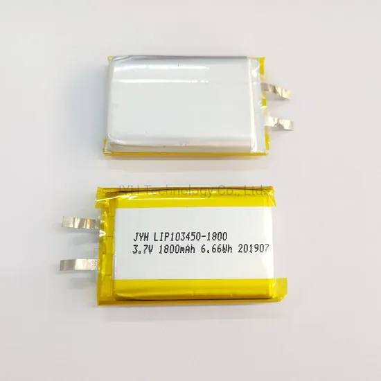 Lip103450-1800 1s1p 3.7V 1800mAh Bater&iacute;a de pol&iacute;mero de litio con etiqueta l&iacute;der 103040 103450 Bater&iacute;a Lipo