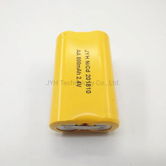 แบตเตอรี่ NiCd 2.4V AA800mAh แบบชาร์จไฟได้สำหรับไฟ LED
