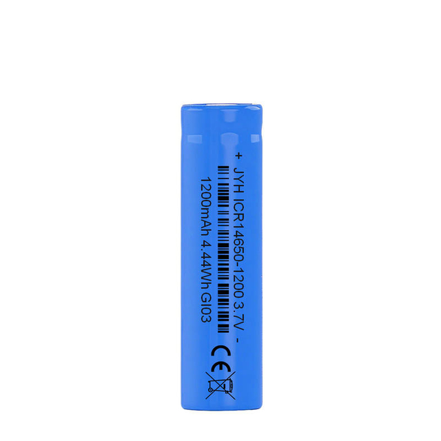 Bateria de &iacute;on de l&iacute;tio premium de alta capacidade ICR14650-1200