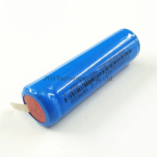 Batteria per spazzolino elettronico certificata 3,7 V 750/800 mAh Icr14500-750/ Icr14500-800