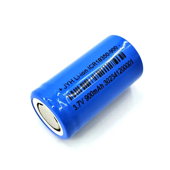 Wiederaufladbarer Lithium-Akku Icr18350 900 mAh 3,7 V zylindrischer Li-Ionen-Akku