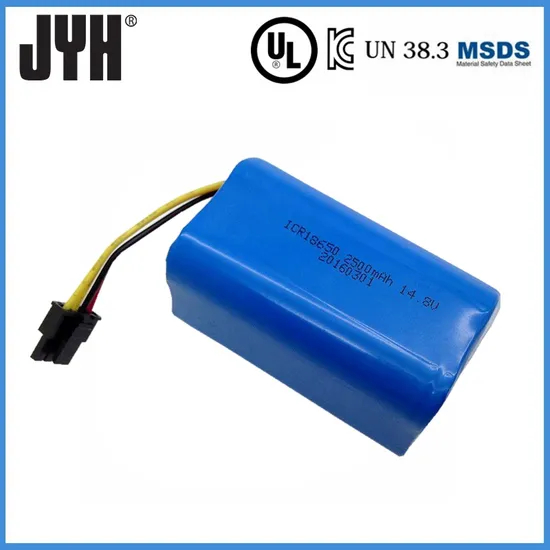 4s1p 18650 2500 mAh 14,8 V Lithium-Batterie, ma&szlig;geschneiderter Akku